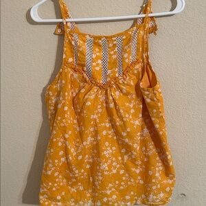 Maeve Orange Floral Camisole Spring Summer